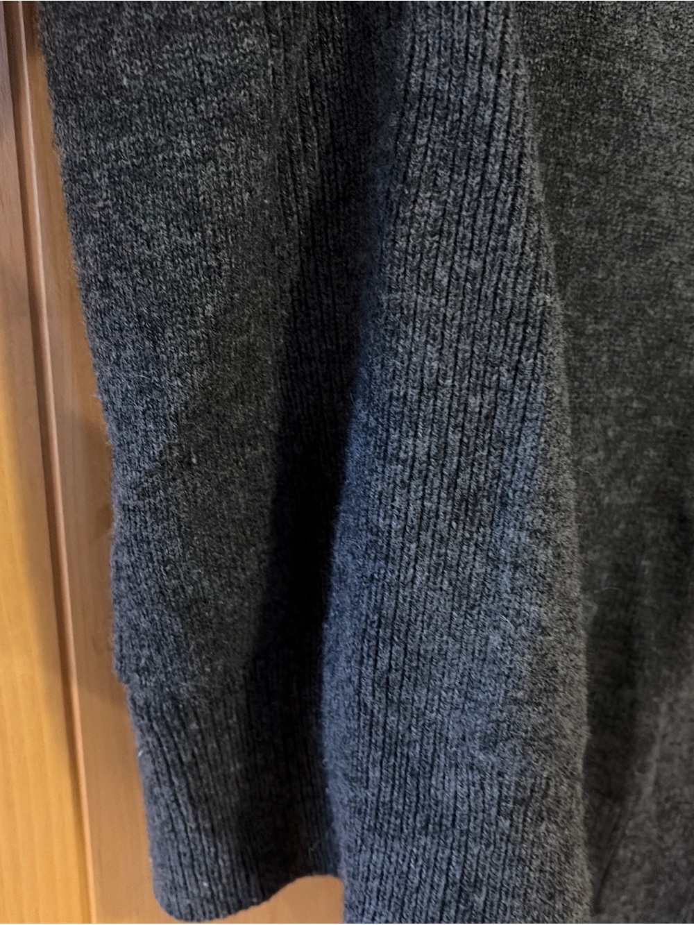 Buck Mason Wool Cashmere Blend Charcoal Loopback Hoodie Sweatshirt XL Luxury - Picture 11 of 11